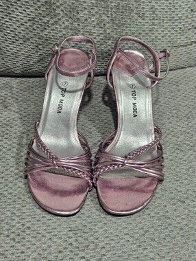 Metallic Pink Heels, 7